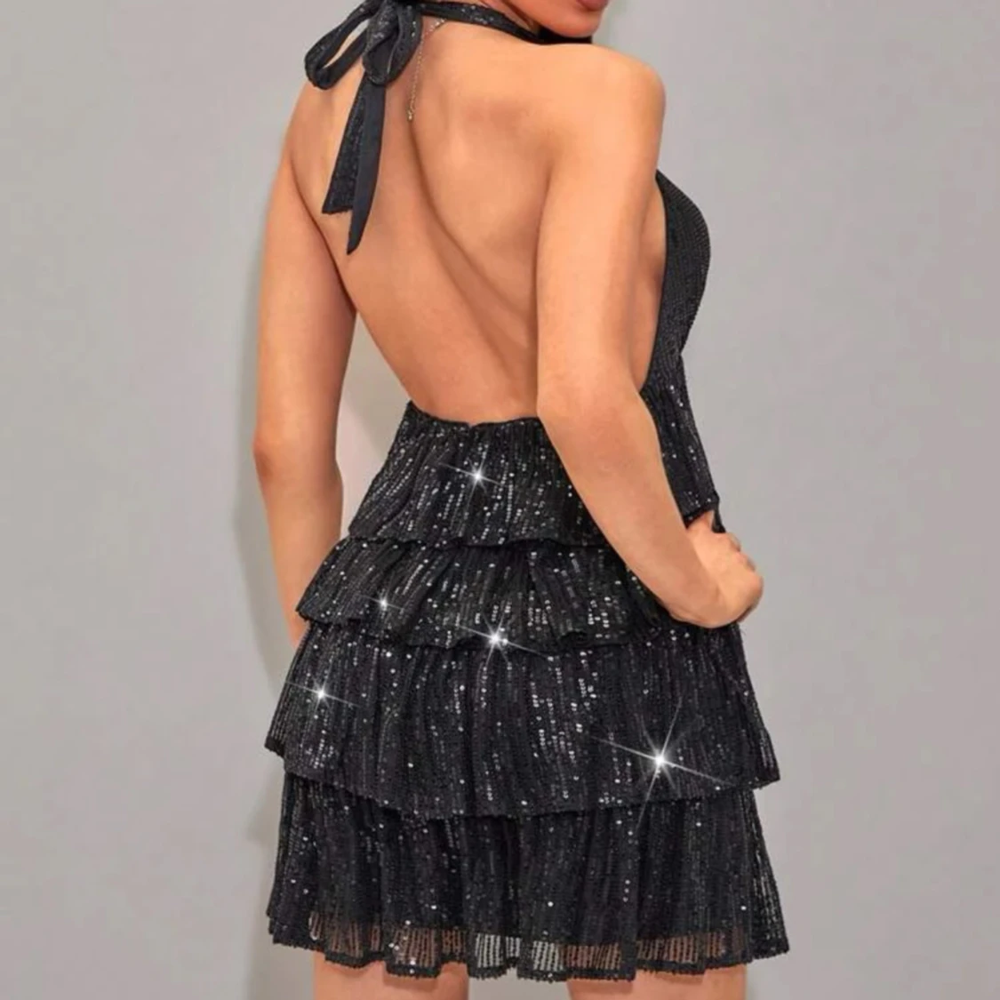 Glittrig klänning - 90