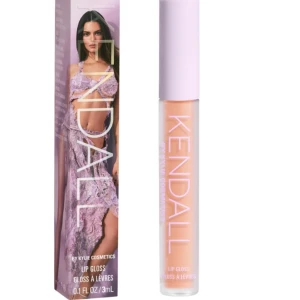 Kylie Cosmetics Kendall Collection Limited Edition lip gloss  - Endast swatchad på handen. Kylie Cosmetics läppglans från Kendall Collection. Speciellt utbud, limited edition. Fin persika-aktig färg med en god mint lukt. Nypris: 189 kr
