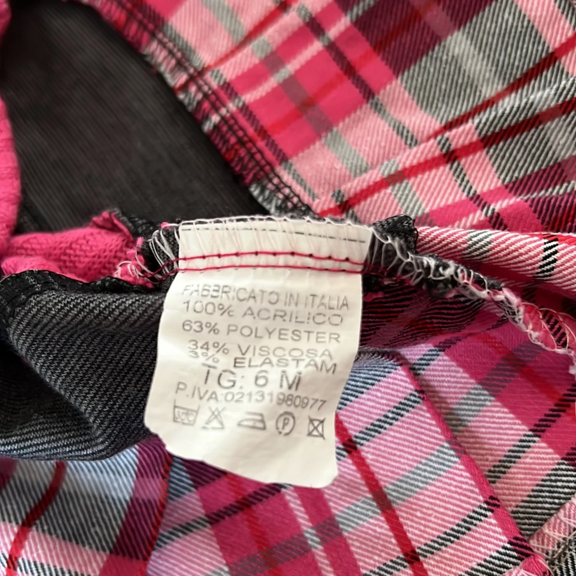 Rosa stickad klänning med hjärtmönster - 90