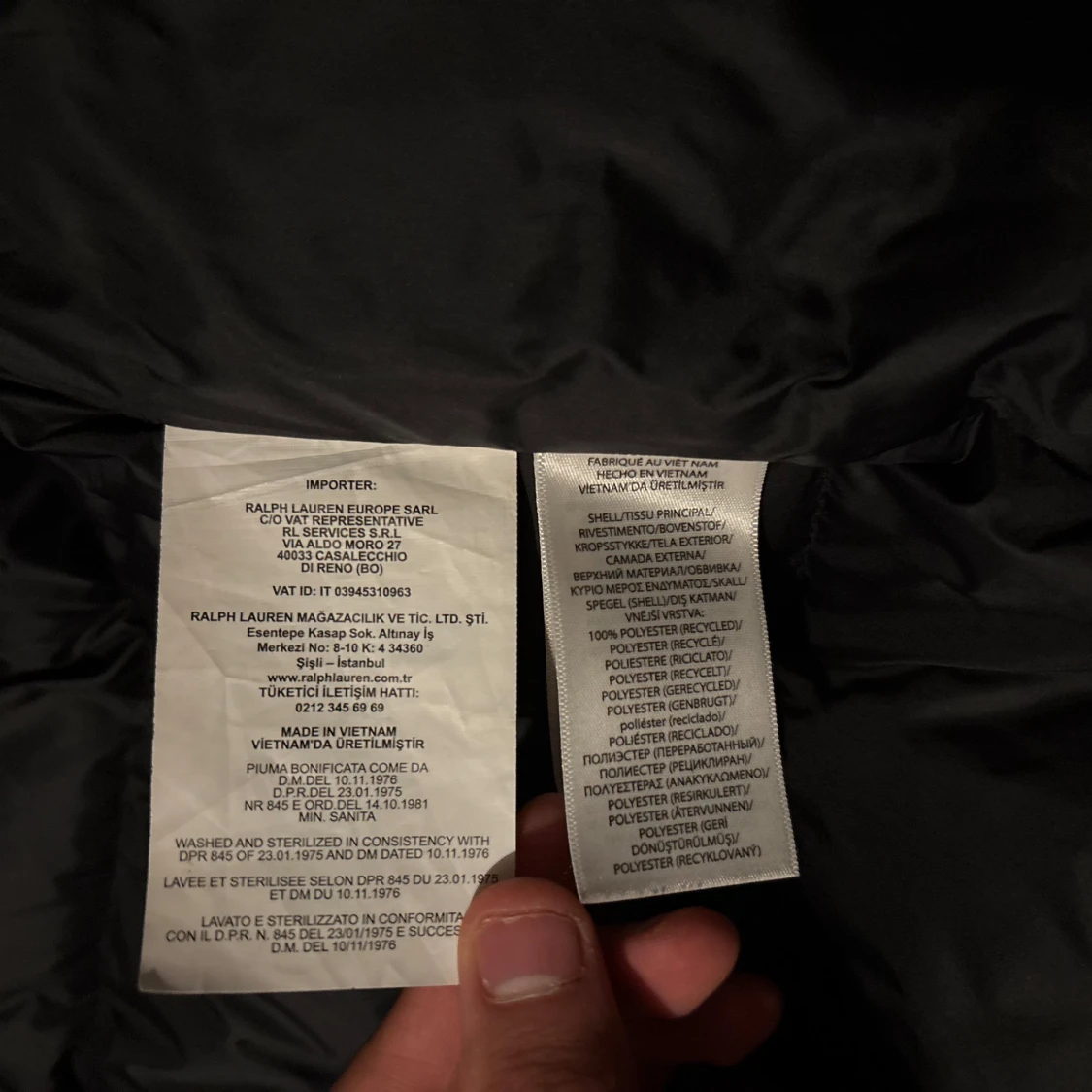 Svart dunjacka från Polo Ralph Lauren - 93