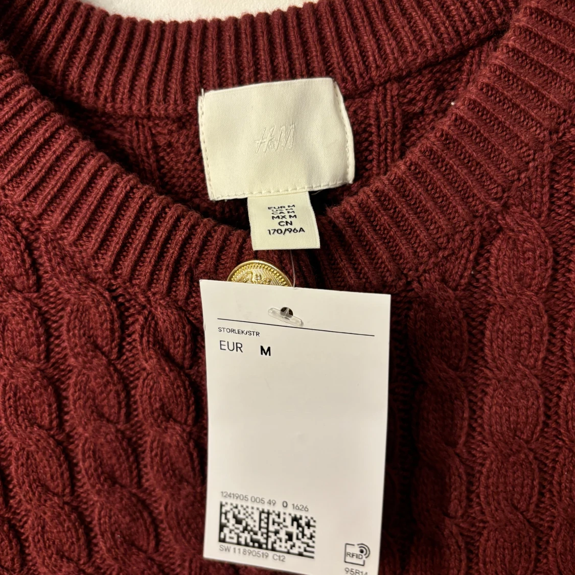 Vinröd kofta från H&M - 91