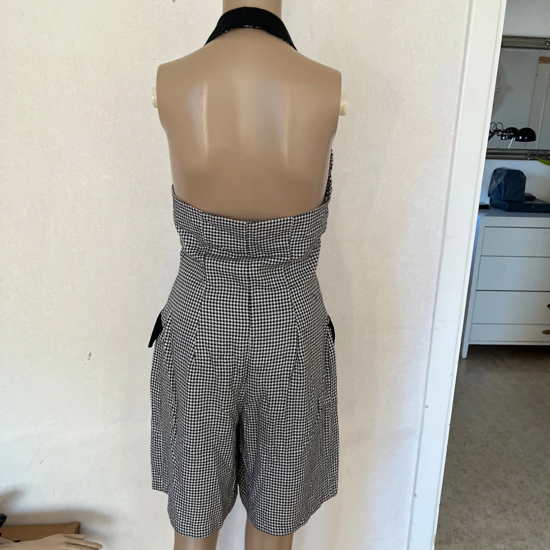 Rockabilly retro vintage 50-tal 60-tal stil jumpsuit playsuit romper dräkt - 90