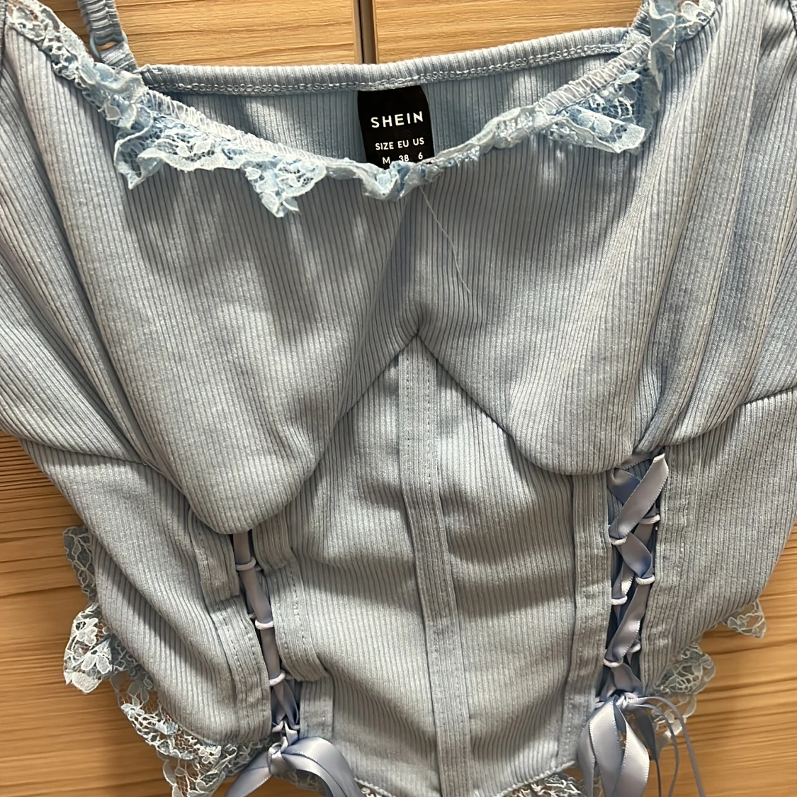 Ljusblå linne från Shein - 90