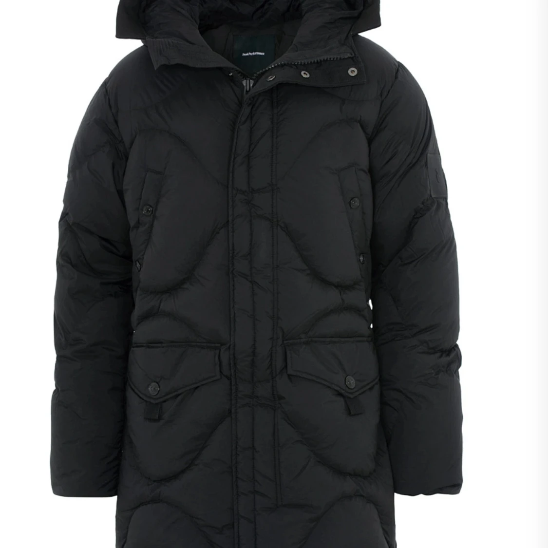 Svart dunjacka från Peak Performance
