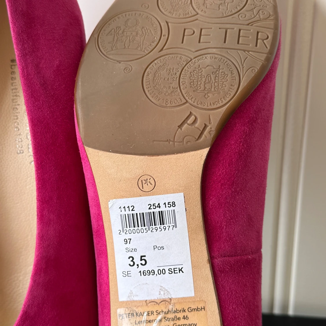 Rosa mockapumps från Peter Kaiser - 91