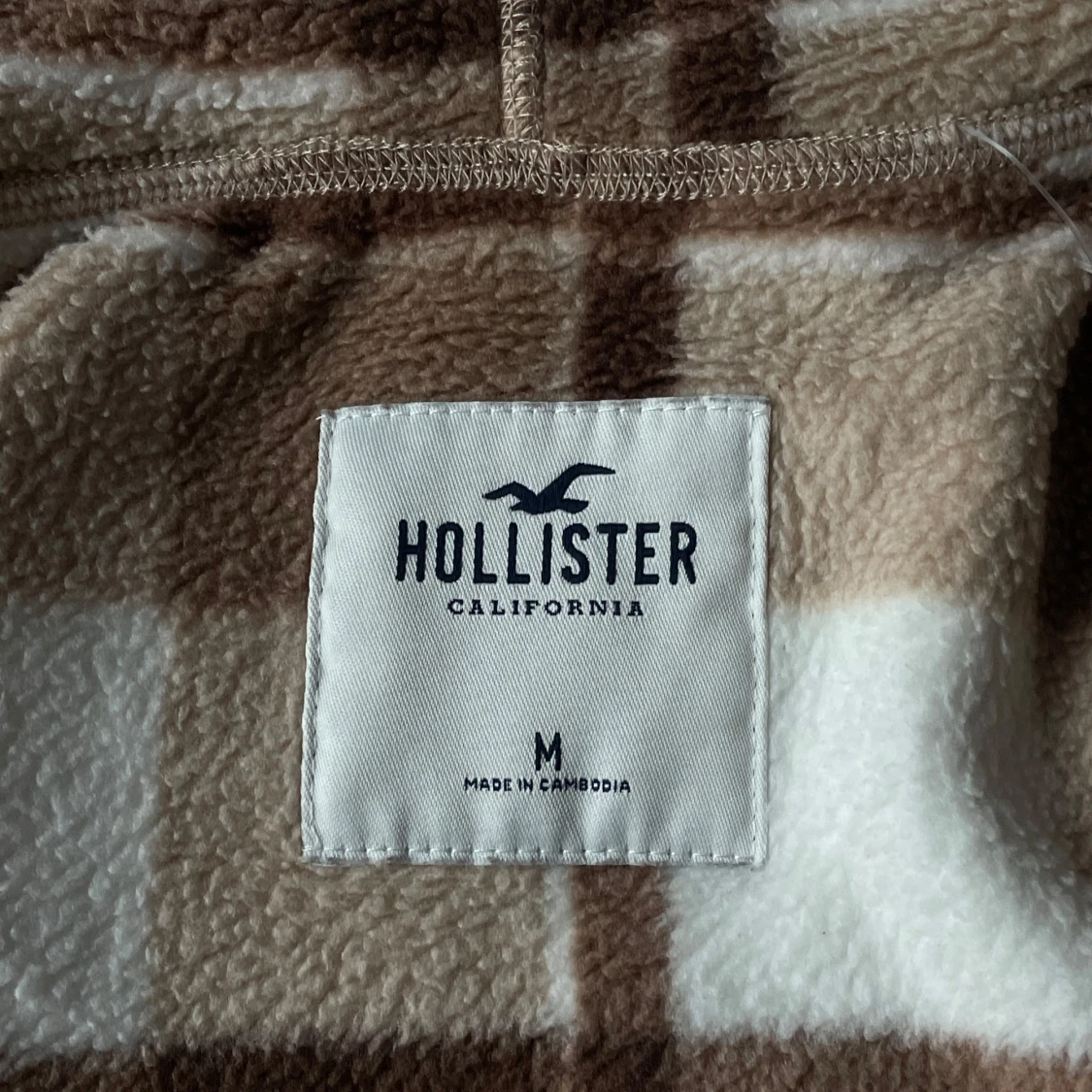 Rutig fleecejacka från Hollister - 92