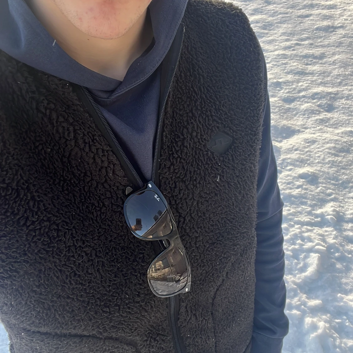 Svart fleeceväst från J.Lindeberg - 3