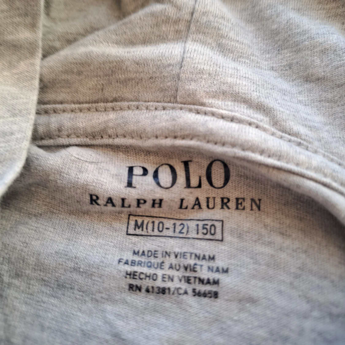 Grå hoodie med Polo Bear från Ralph Lauren - 2