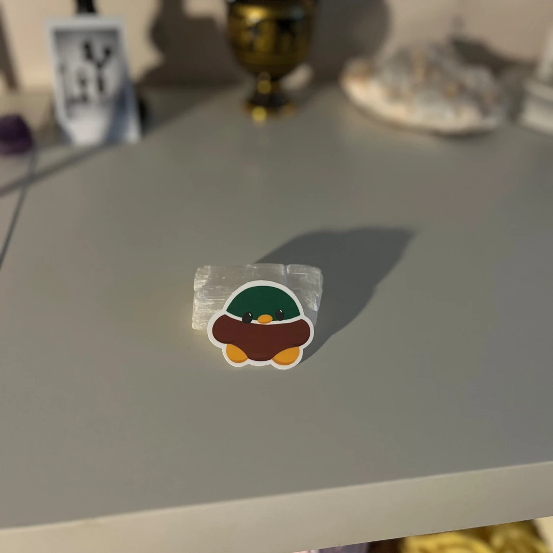 Söt klistermärke med anka - 93