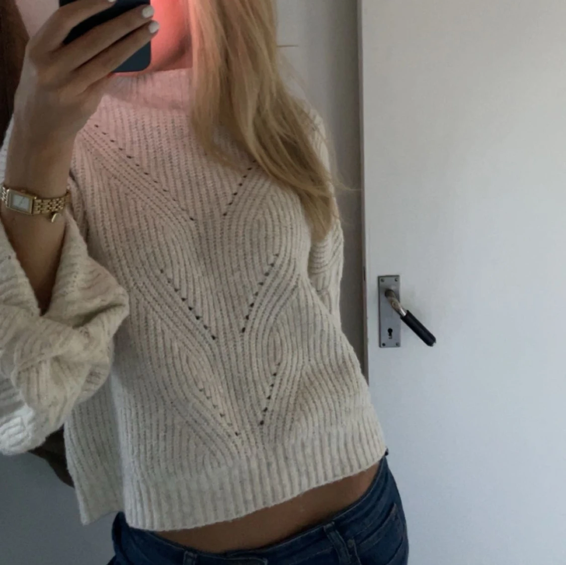 Mysig stickad tröja đ