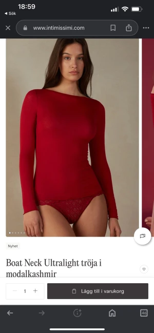 intimissimi tröja  - Använd men i bra skick, storlek S. Skriv vid frågor eller egna bilder 💓 någon defekt❤️