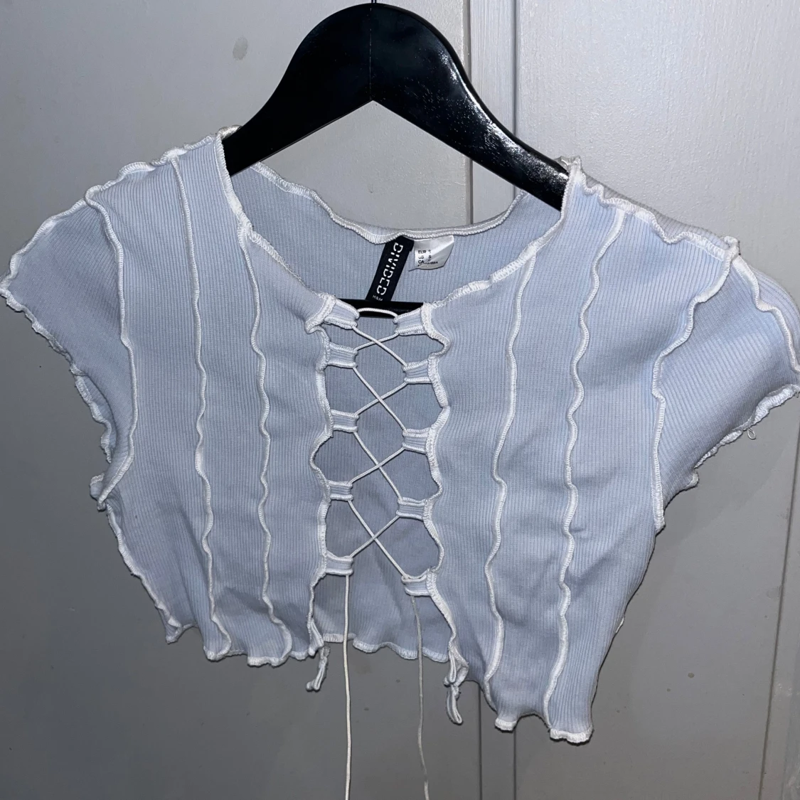 Ljusblå cutout topp🩵 - 93