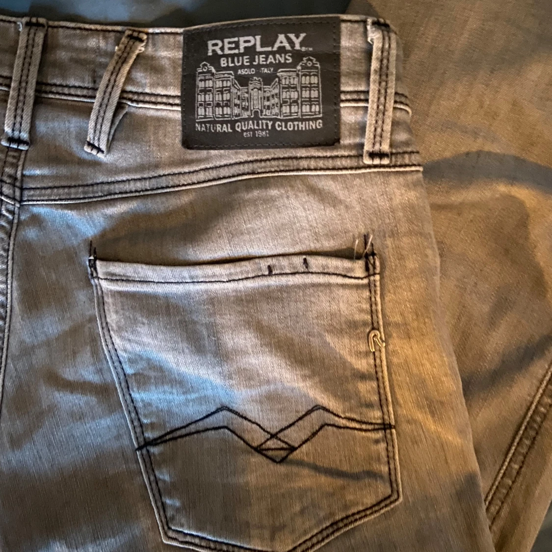 Grå Replay anbass jeans - 93