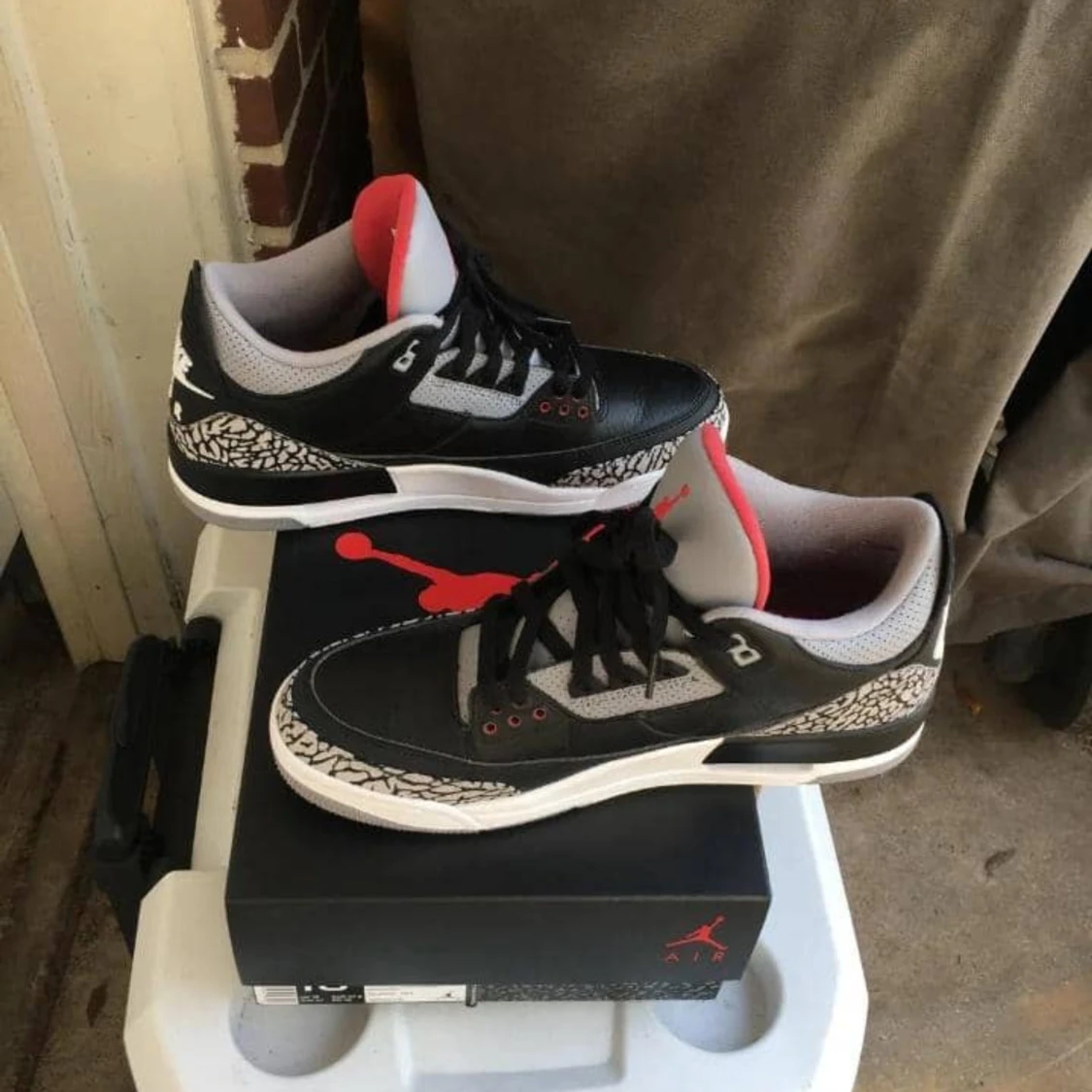 Nike Air Jordans med elefantmönster - 92