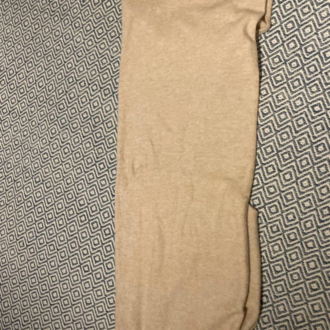 Beige halsduk i alpackablandning - 90