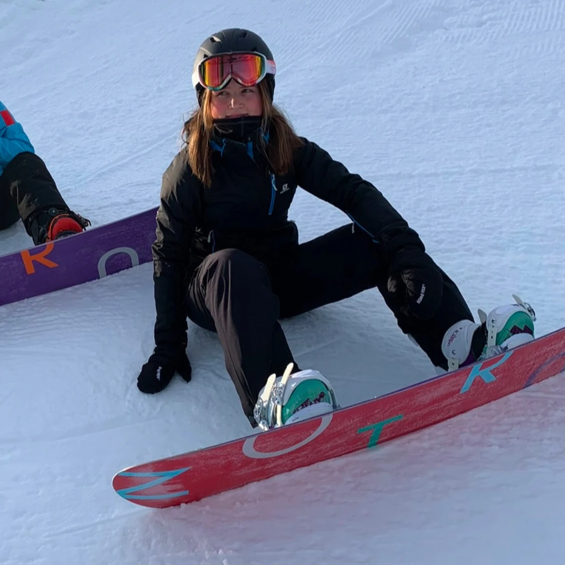 Svart/blå skidjacka från Salomon - 92