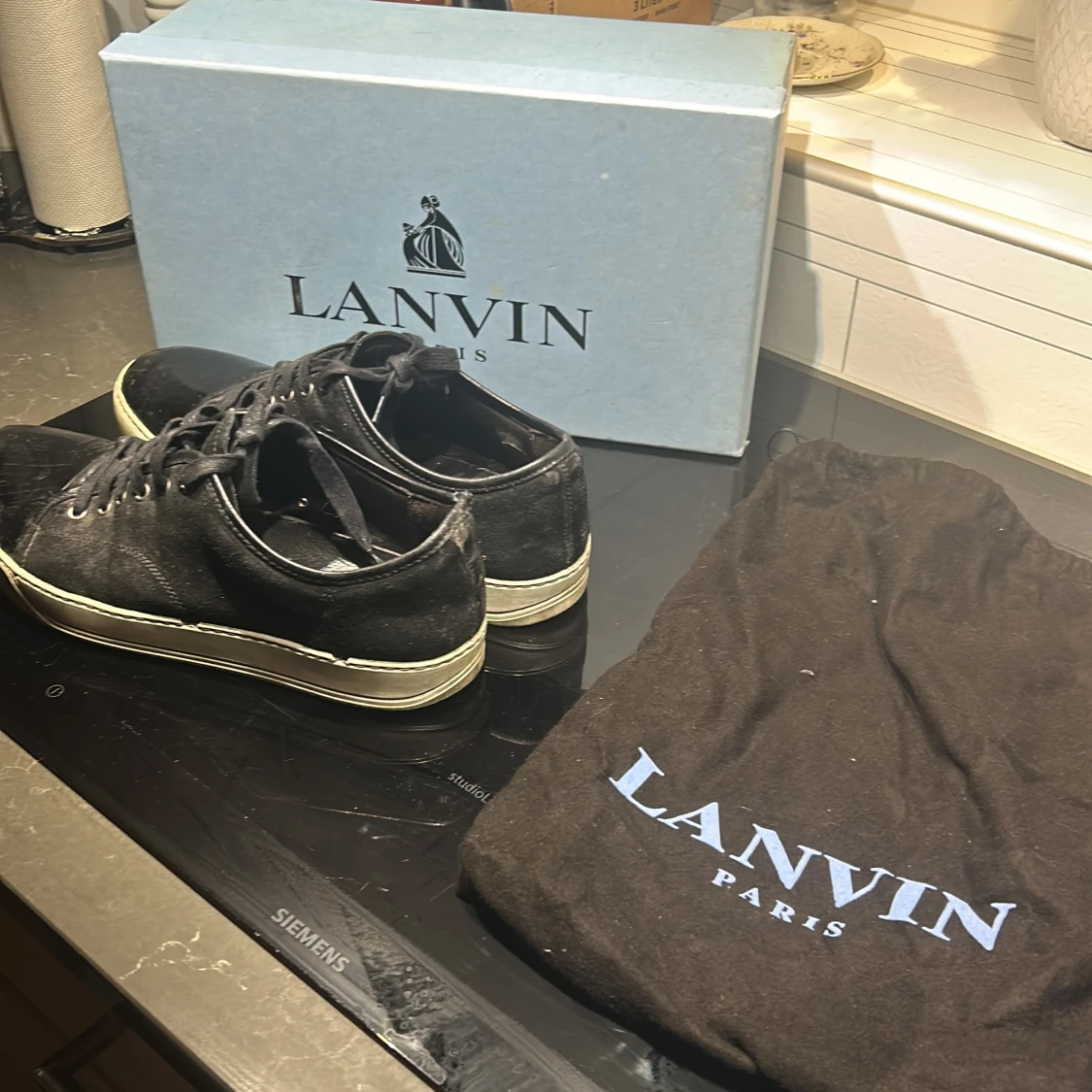 Svarta sneakers från Lanvin - 1