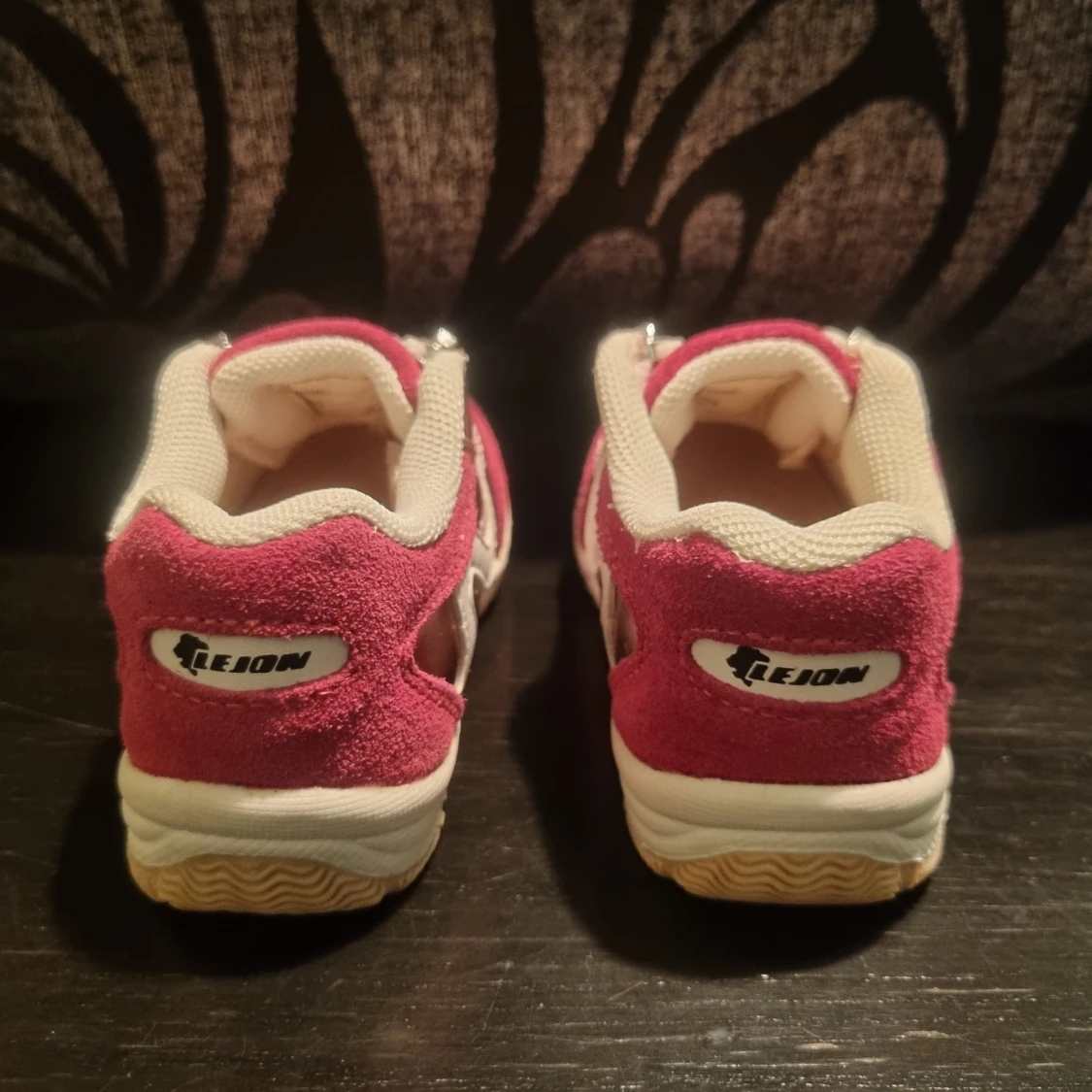 Nya Barnsneakers från Lejon i rosa och rosasilver med dragkedjor - 3