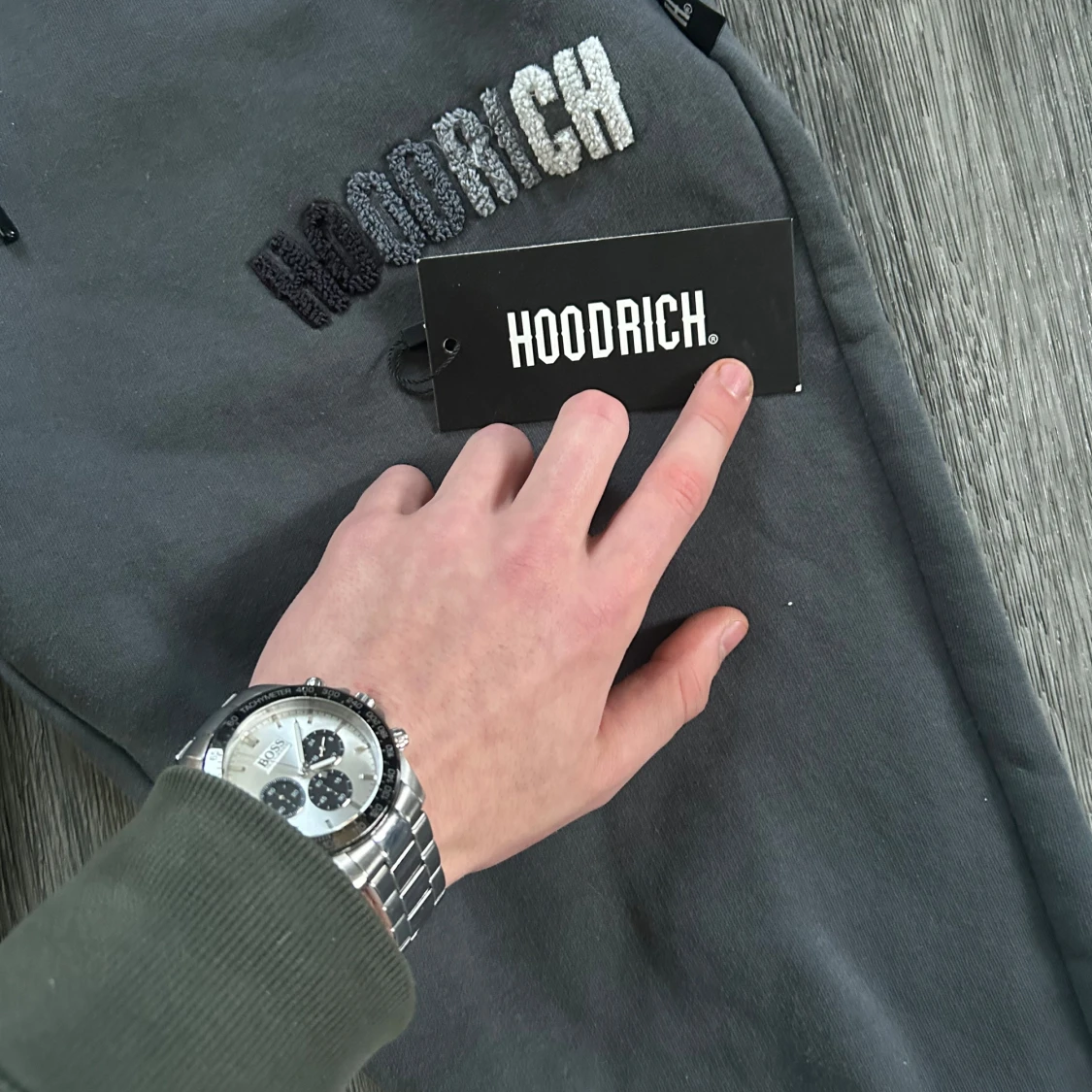 Grå mjukisbyxor från Hoodrich - 1