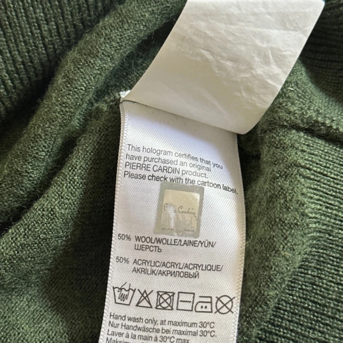 Grön polotröja från Pierre Cardin - 93