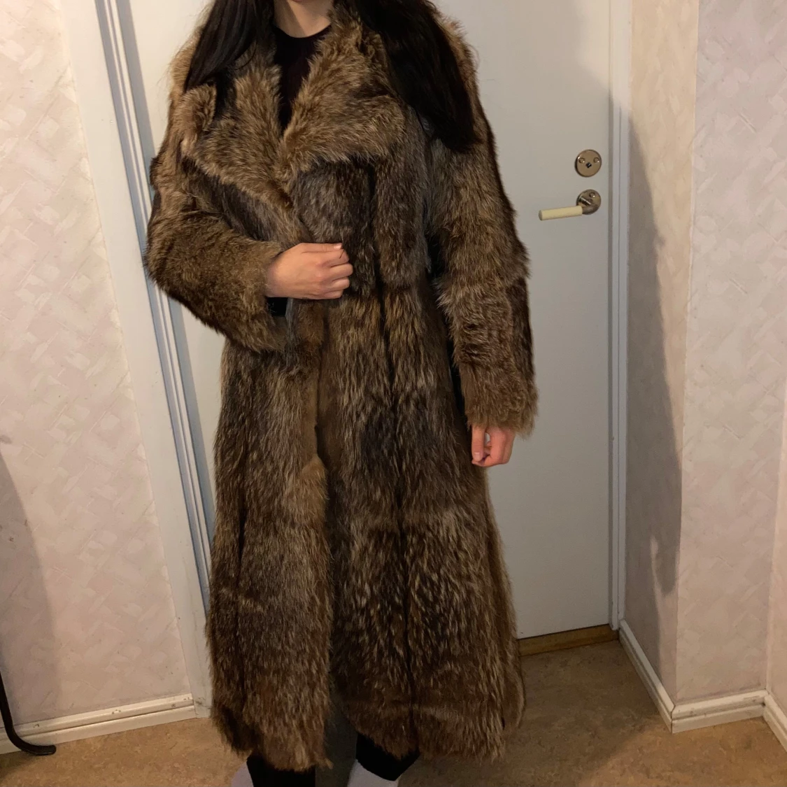 Lång Pälsjacka - 91