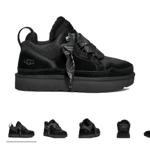 Svarta sneakers från UGG - Lowmel UGG i nytt skick. Perfekta för höst och vinter med sitt varma material. Slutsålda nästan överallt. Kvitto på mejl går att få + box såklart.