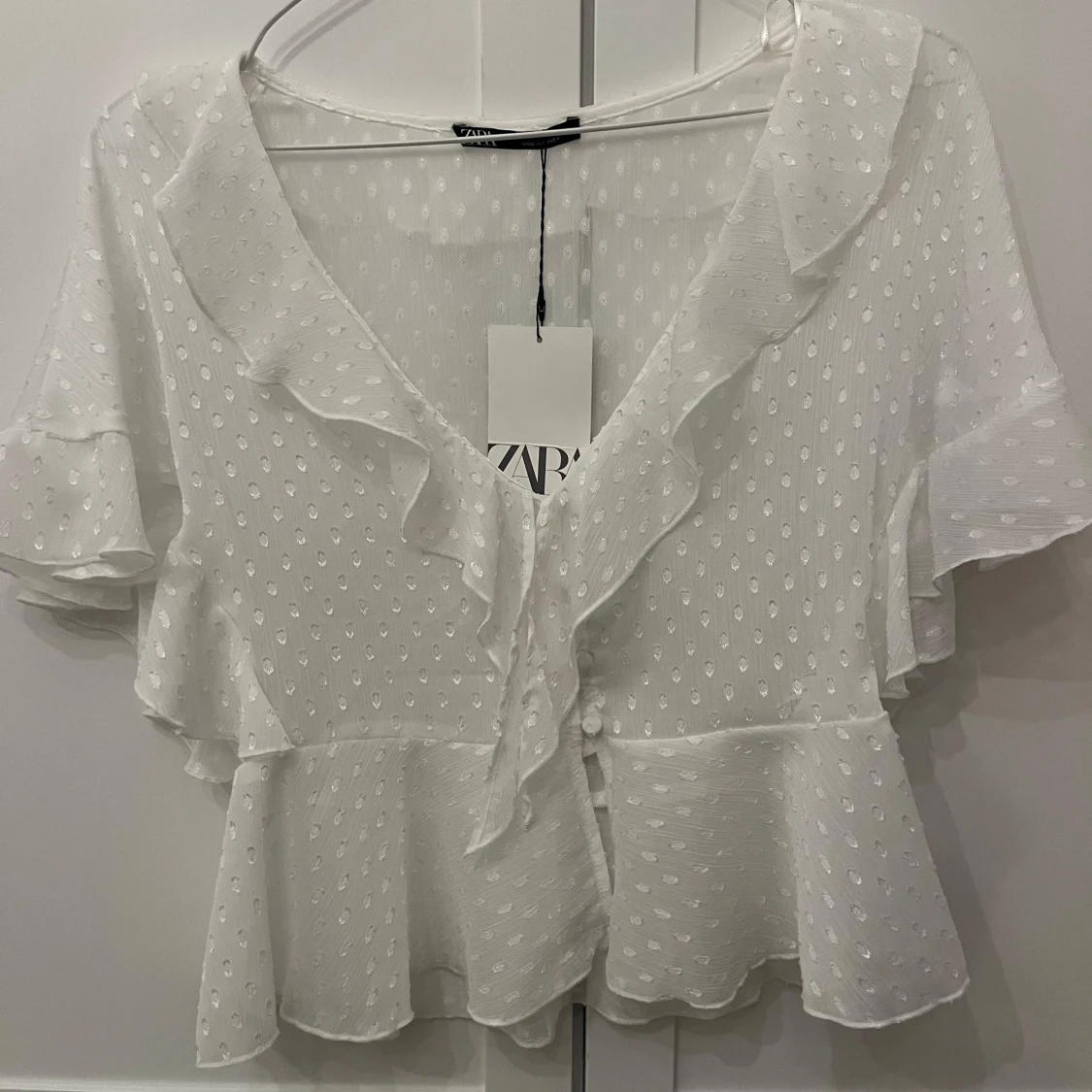 Vit zara blus! - 1