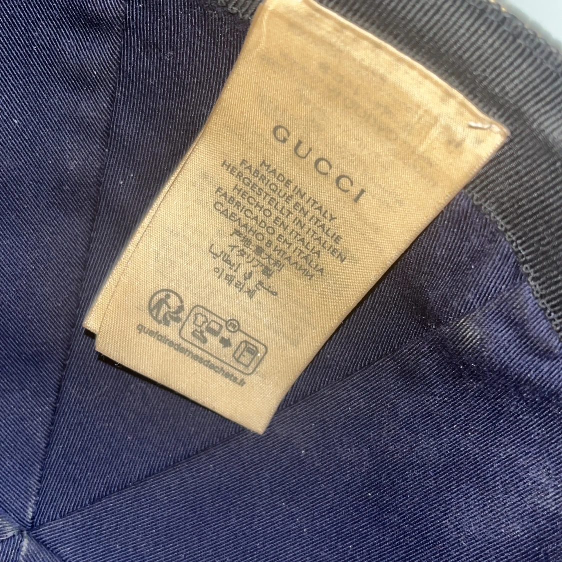 Mönstrad keps från Gucci - 3