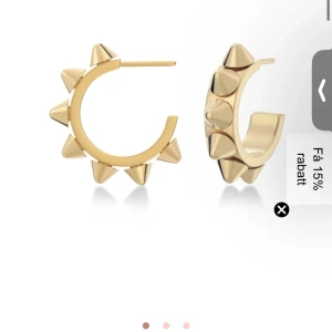 Peak örhängen Edblad  - Peak creoles från Edblad, saknar orginalpluppar