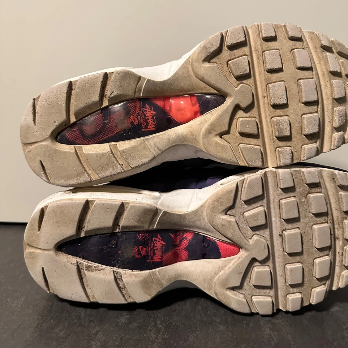 Blå sneakers från Nike x Stussy - 4