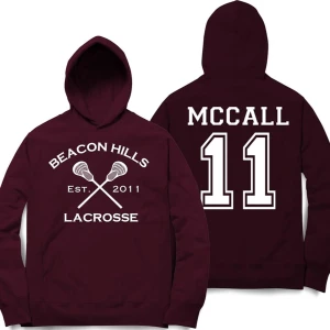 Teen wolf  - En tern wolf Hoodie med Scott Mcall nummer 11, väldig använd