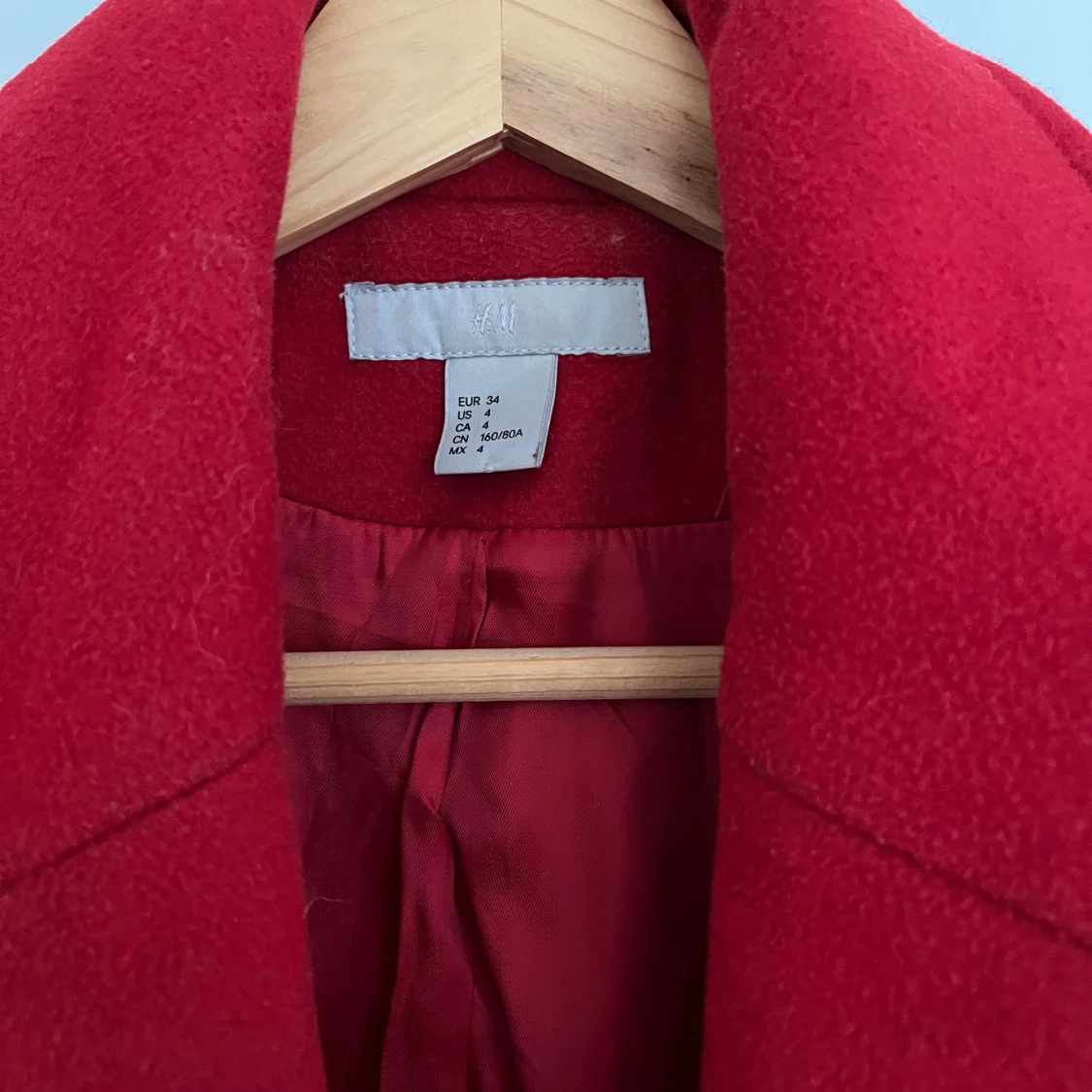 Röd kappa från H&M - 3