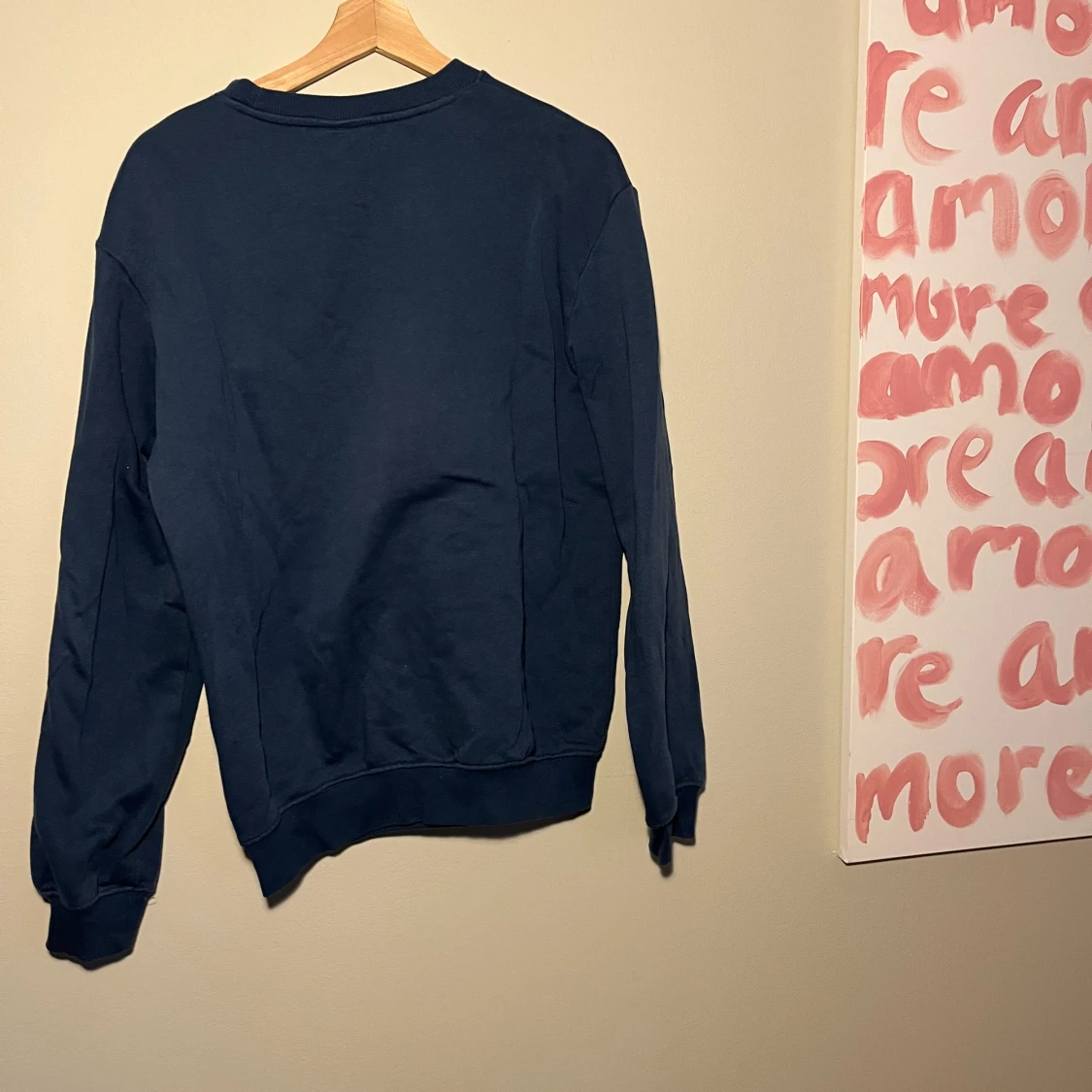 Mörkblå sweatshirt - 1