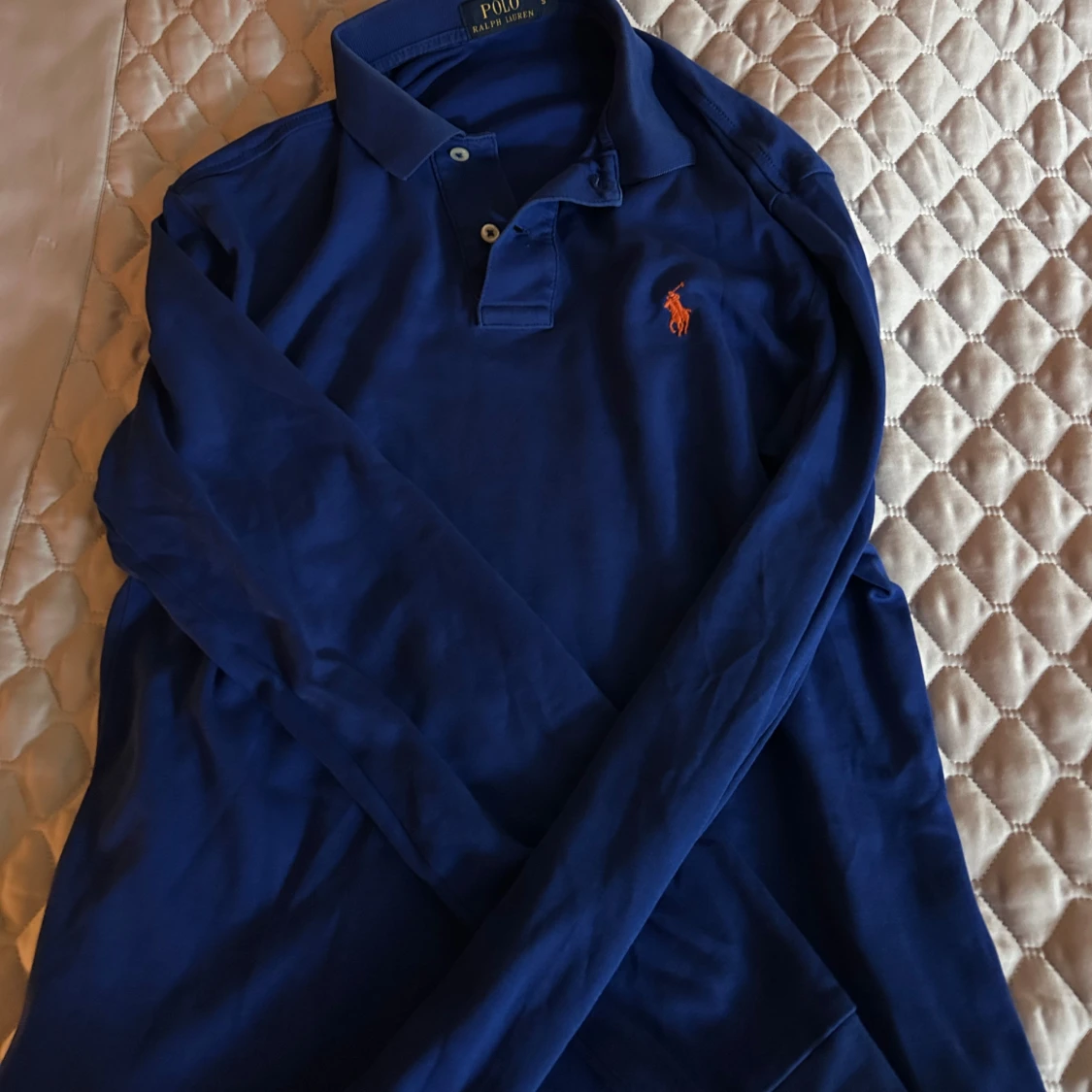 Blå pikétröja från Ralph Lauren - 1