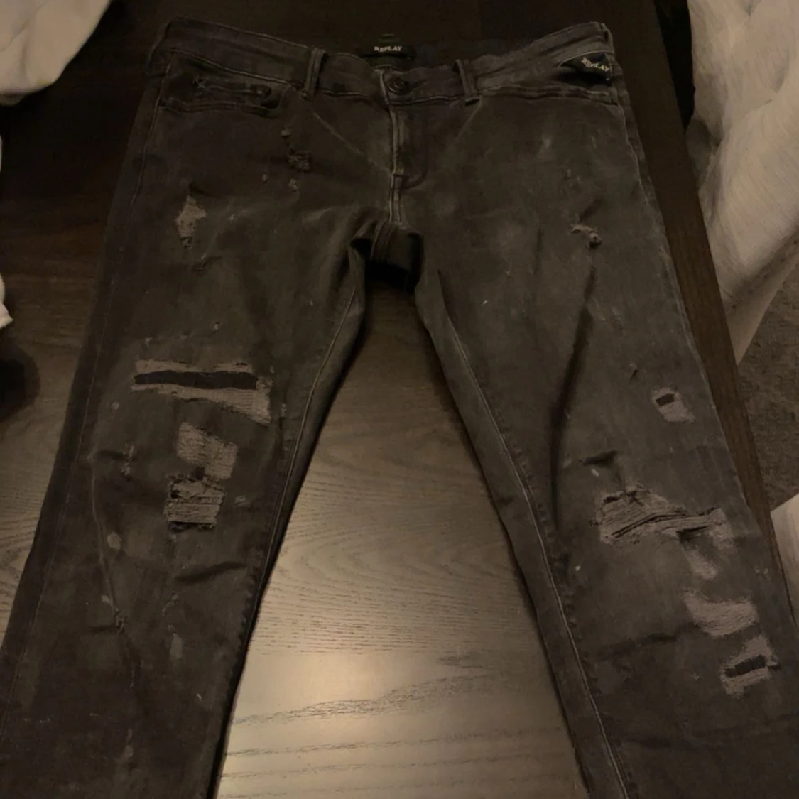 Replay jeans med slitningar  - 1