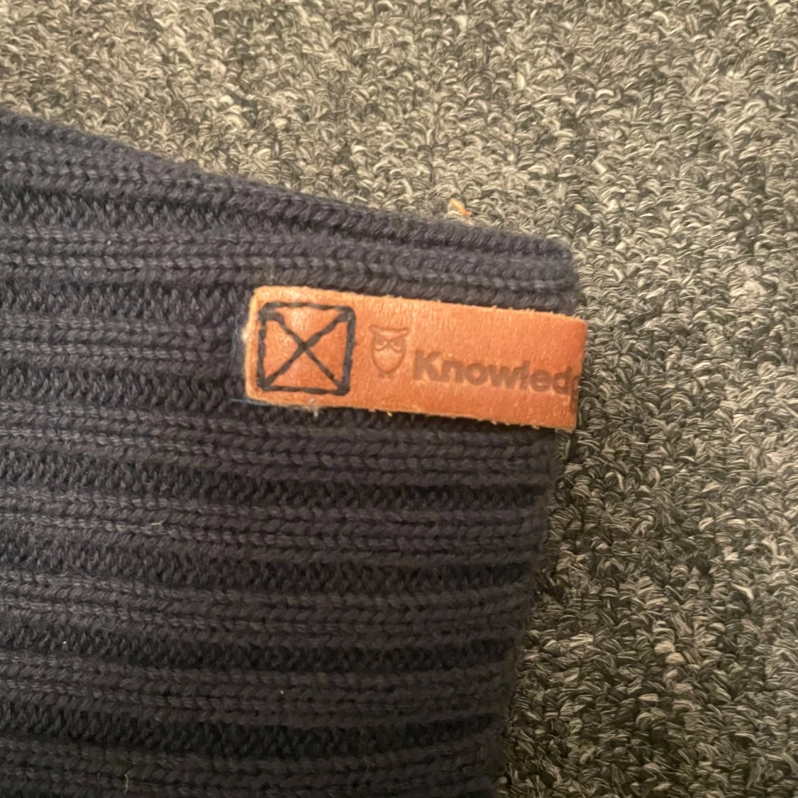 Mörkblå cardigan från Knowledge Cotton Apparel - 3