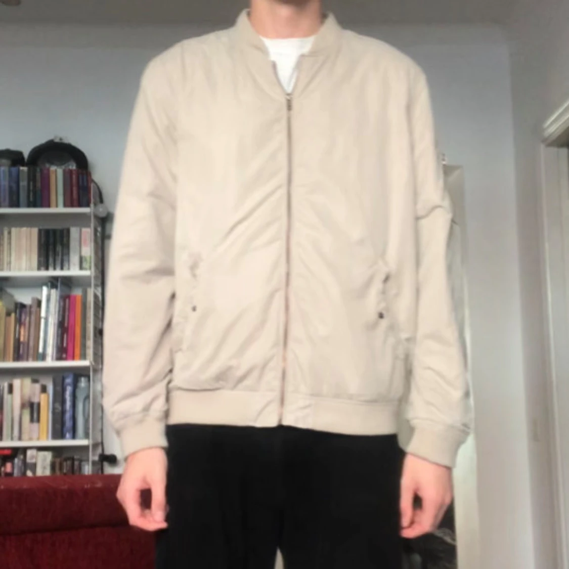 Beige Bomberjacka, XL - 92