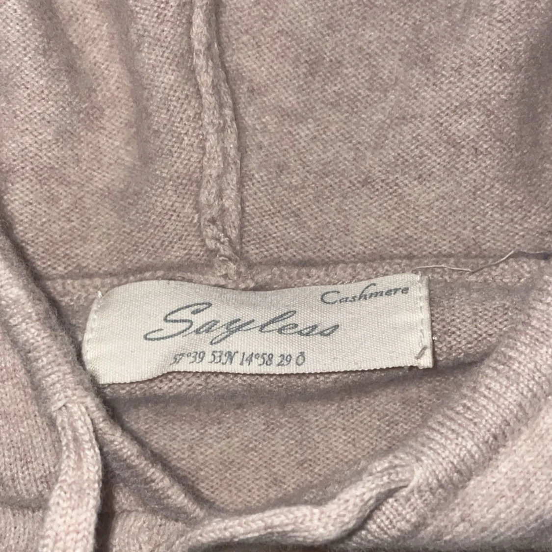 Beige cashmere hoodie  - 3