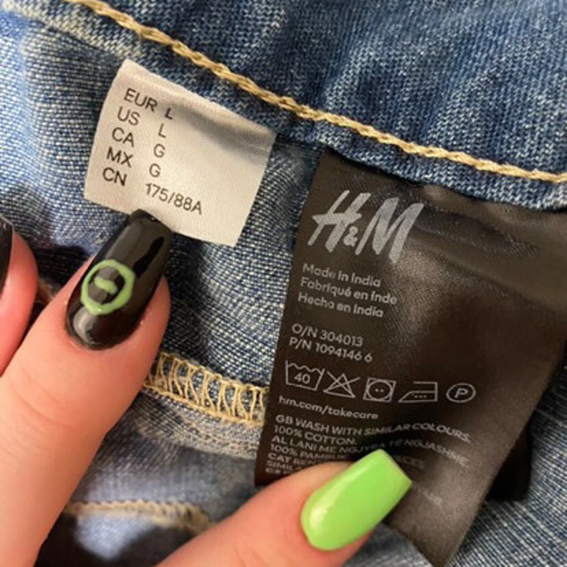 Blå jeanskjol från H&M - 2