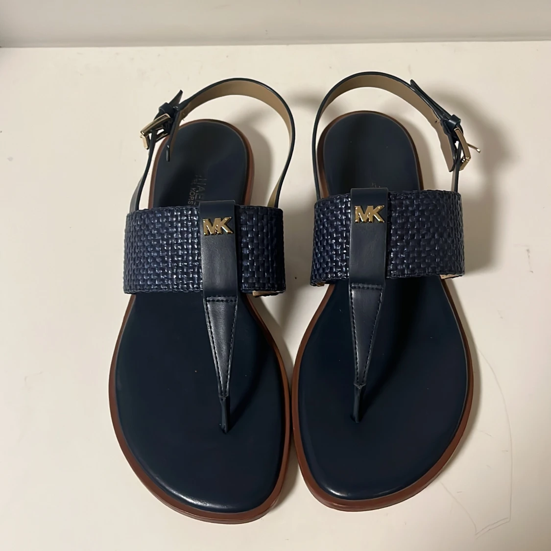 Blå sandaler från Michael Kors