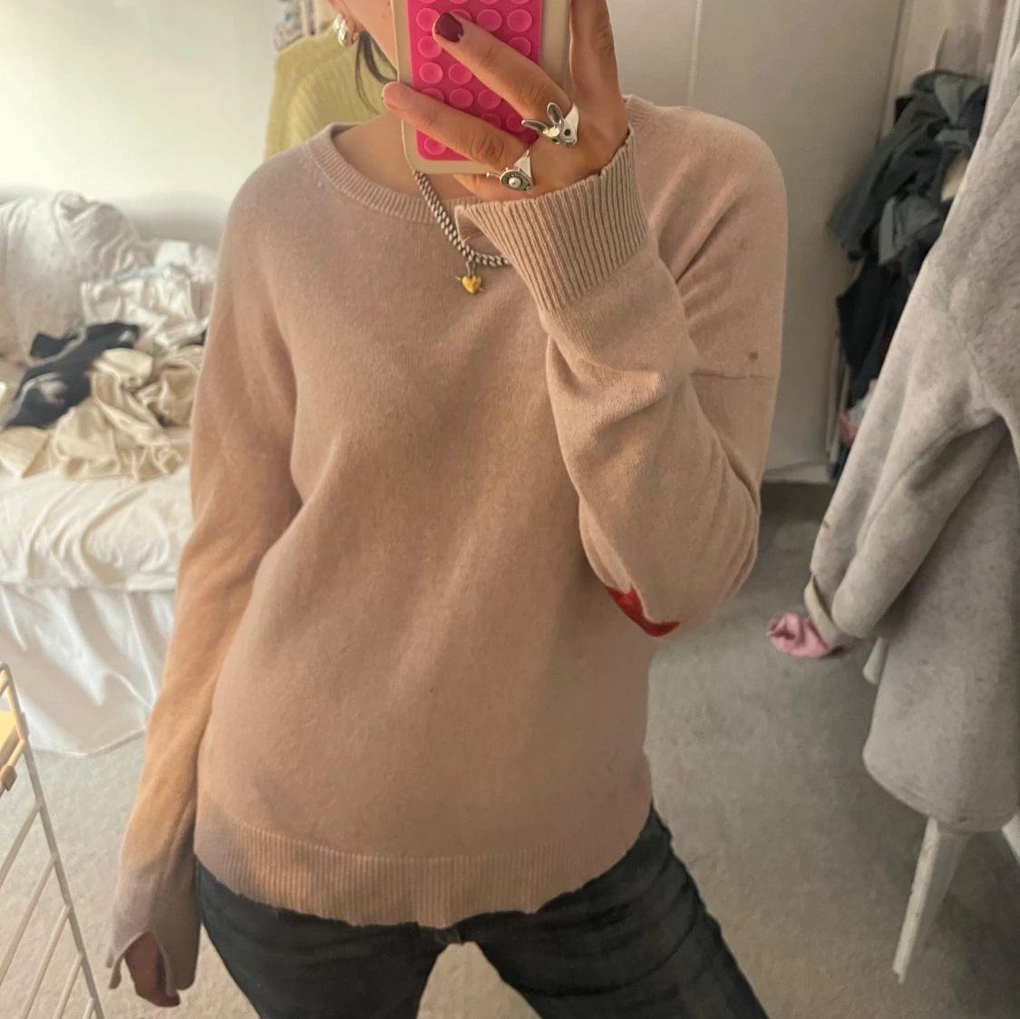 Ljus rosa Zadig tröja  - 90