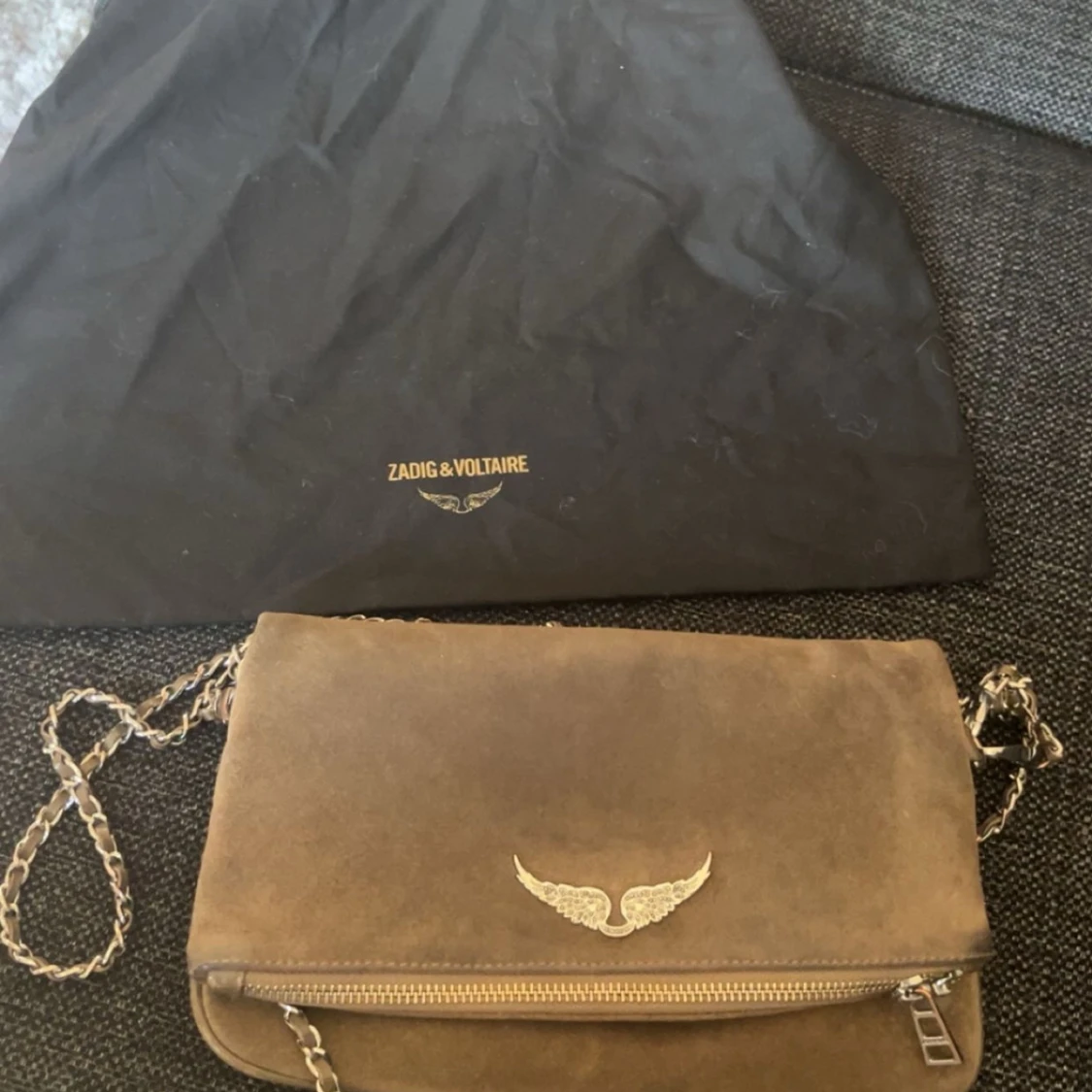 Brun mockaväska från Zadig & Voltaire