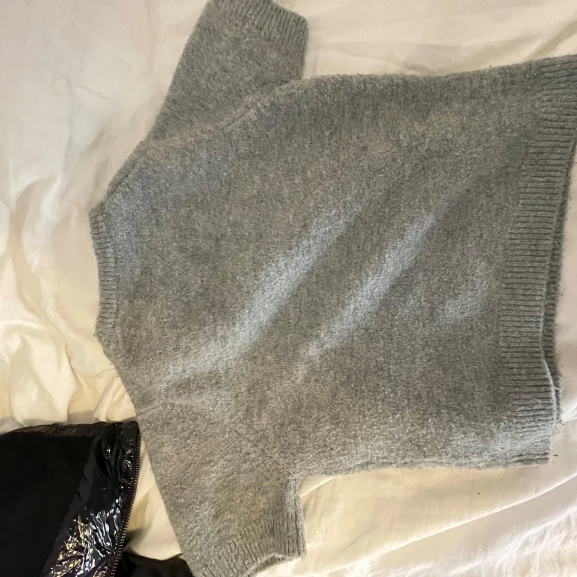 Grå stickad från zara - 2