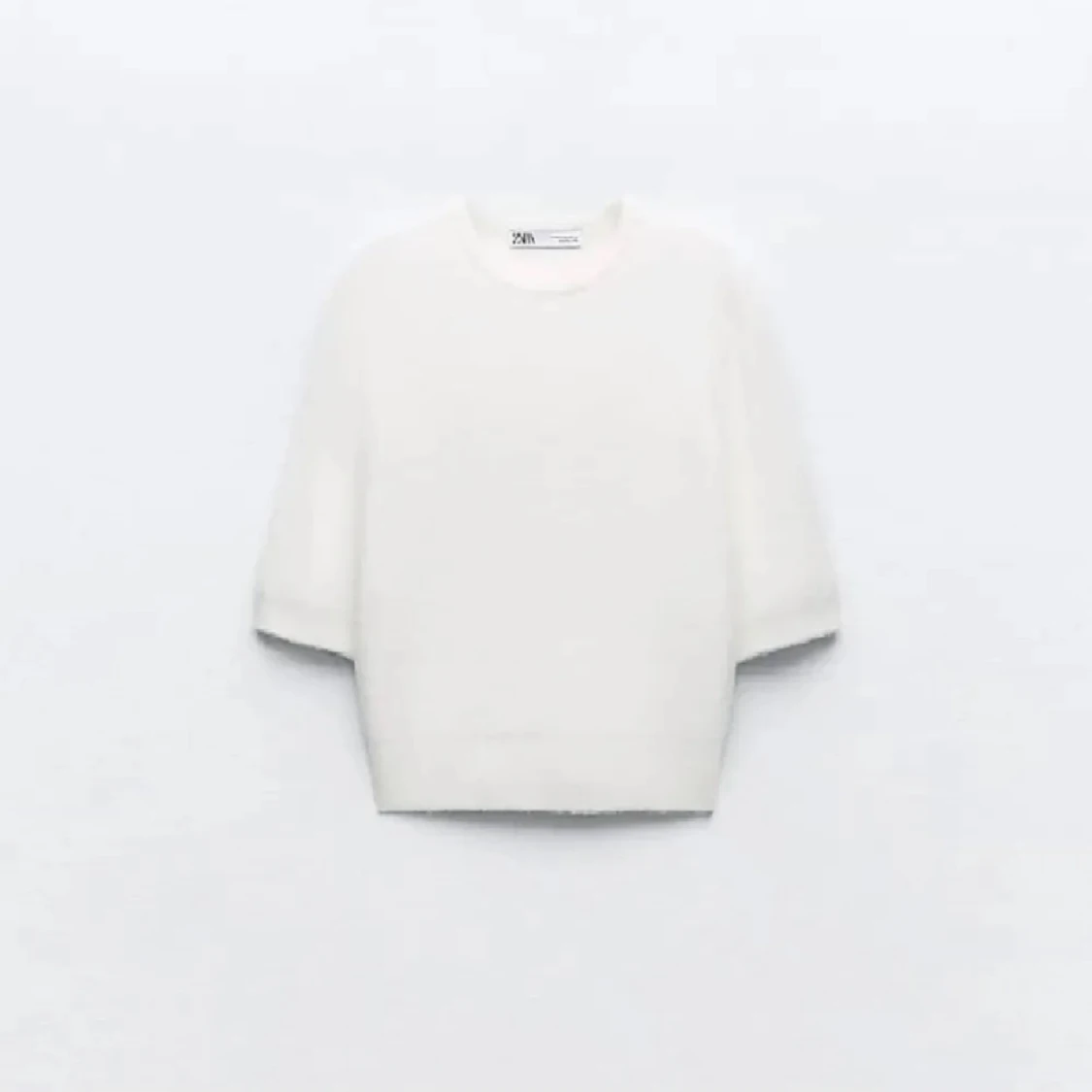 Vit kortärmad topp - 93