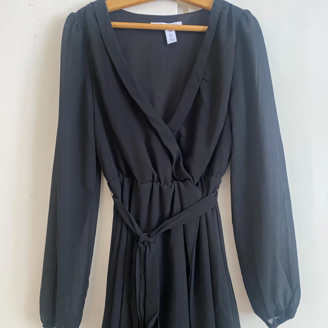 söt svart klänning - 91