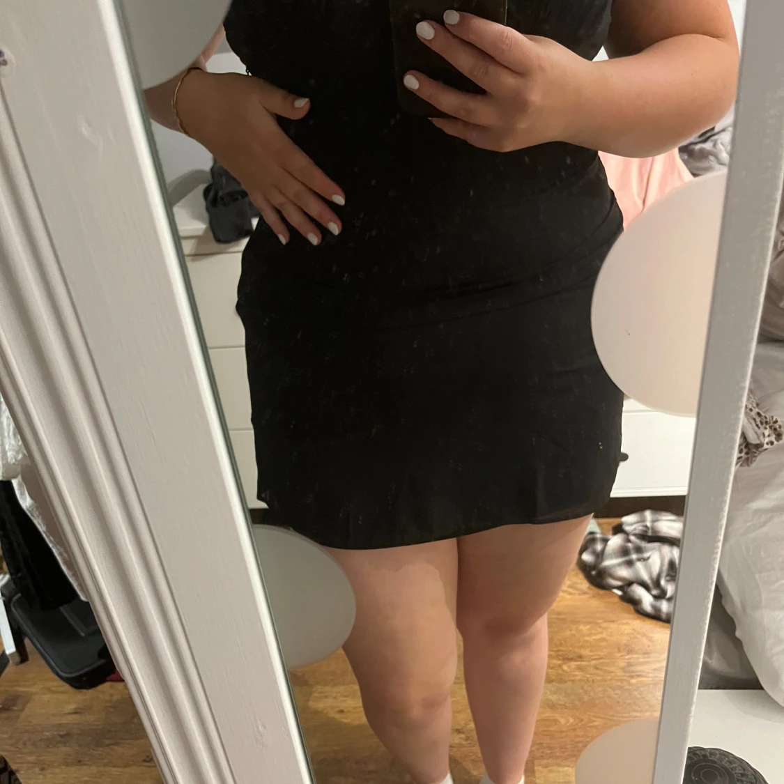 Svart kort klänning - 92