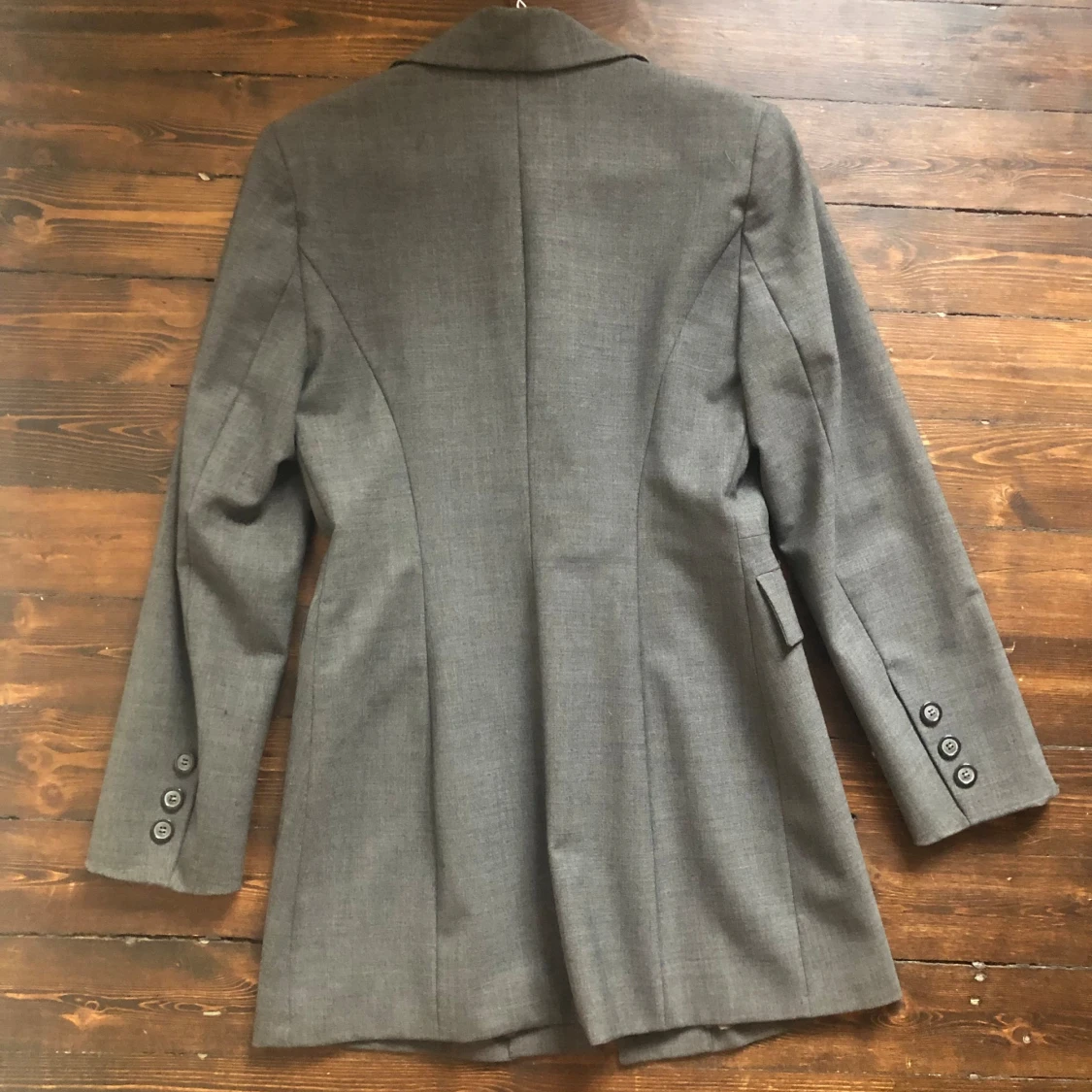 Grå mellanlång kavaj/jacka - 93