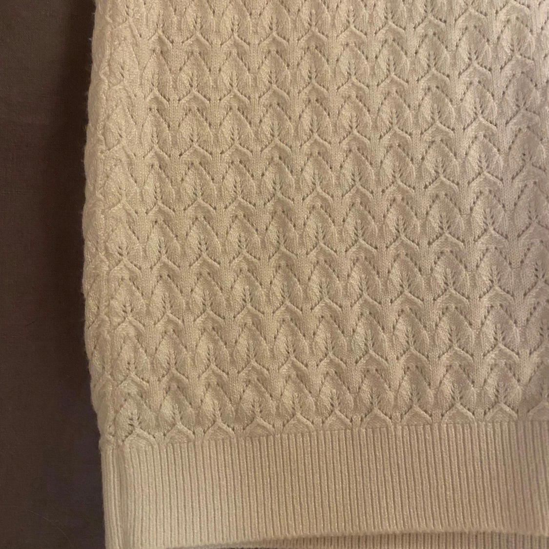 Vit stickad tröja från Sfera Basic - 90