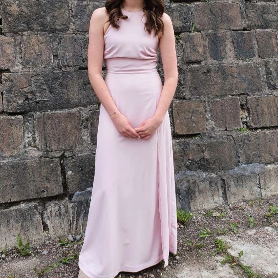 Ljusrosa Balklänning