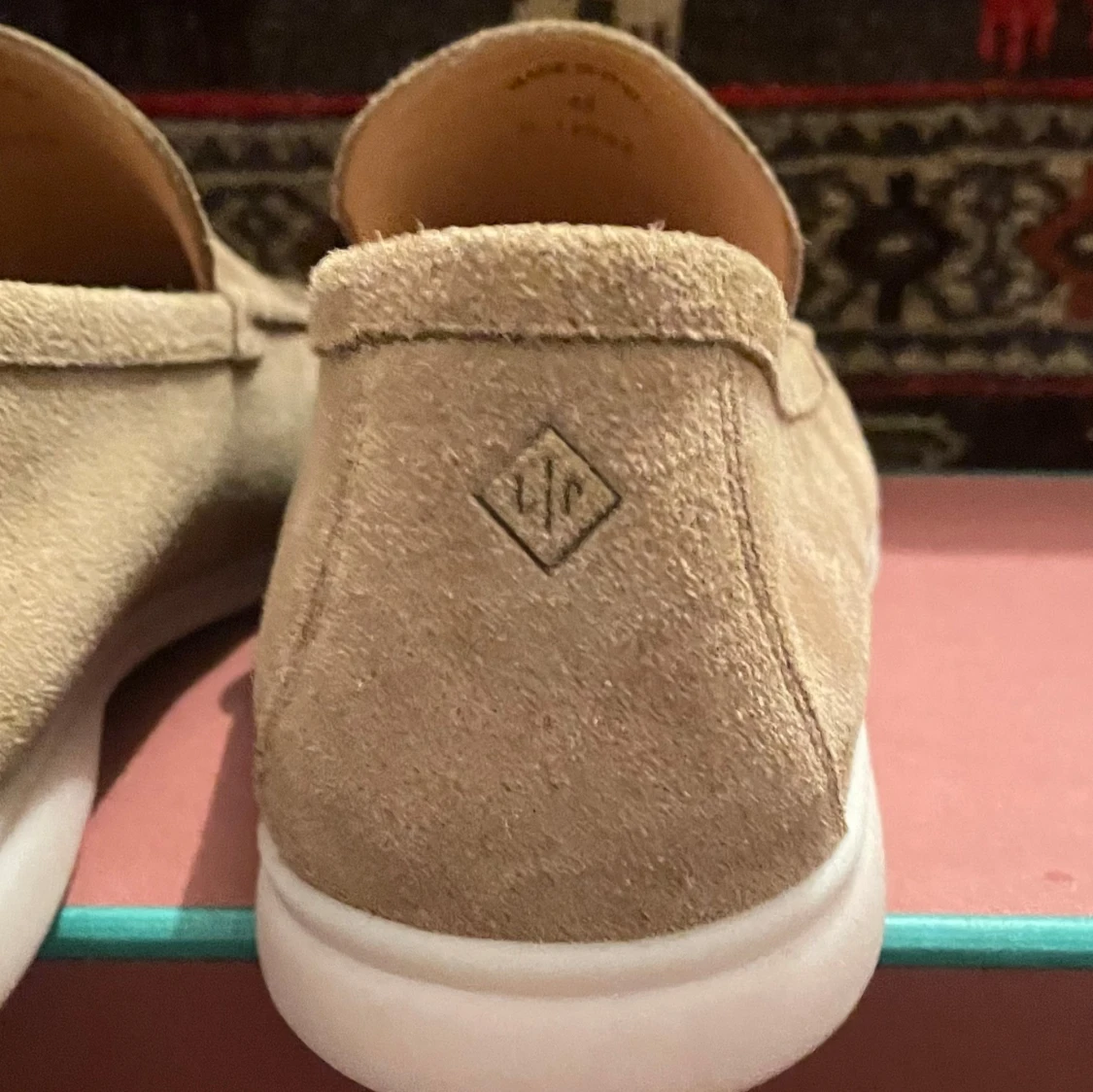 Beige mockaloafers från Loro Piana - 1